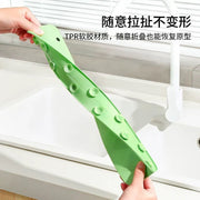 Reusable Silicone Sink Splash Guard 14 Inch – Splashproof Water Barrier with Suction Cups | Kitchen & Bathroom Counter Protector
