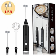 Rechargeable Coffee Beater 2-in-1 – Electric Milk Frother & Egg Whisk