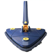 360° Rotatable Cleaning Mop – Easy Spin Floor Mop with Dust Trapping Head | Lightweight & Durable Blue ABS Plastic Mop